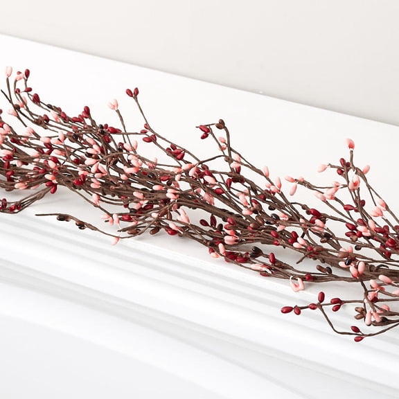 Factory Direct Craft 54″ Vintage Rose Pip Berry Garland – Rustic Indoor Fall & Country Decor