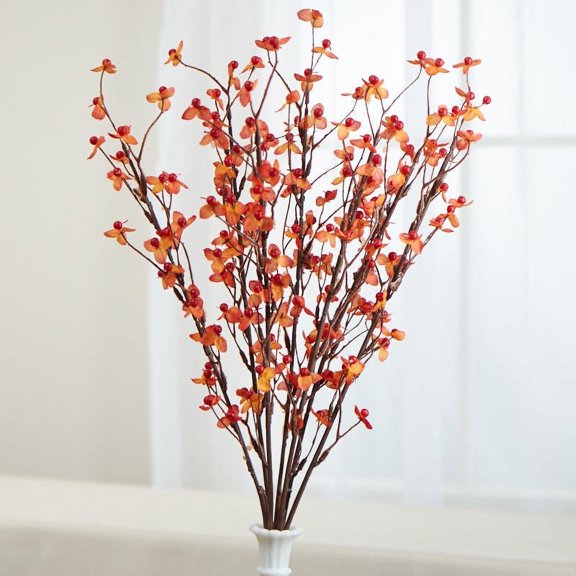 Factory Direct Craft 22" Artificial Polyester Bittersweet Autumn Bush