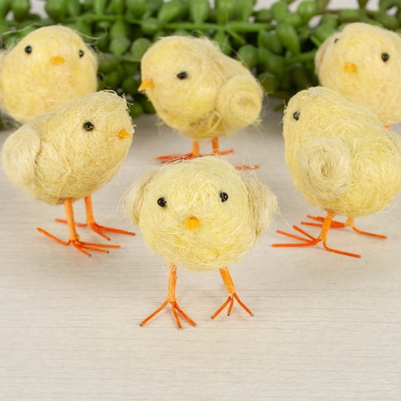 Factory Direct Craft Baby Easter Chicks, Set of 18, 2 Inch Yellow Spring Craft Birds