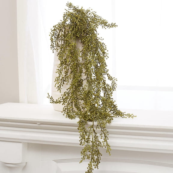 Factory Direct Craft Artificial Hanging Sedum Bush Green Sweet Annie