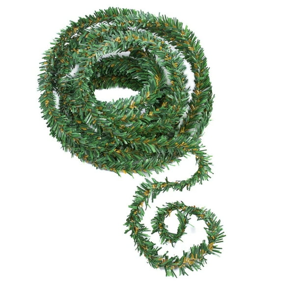 Factory Direct Craft Artificial Pine Wire Roping Garland, Package of 4
