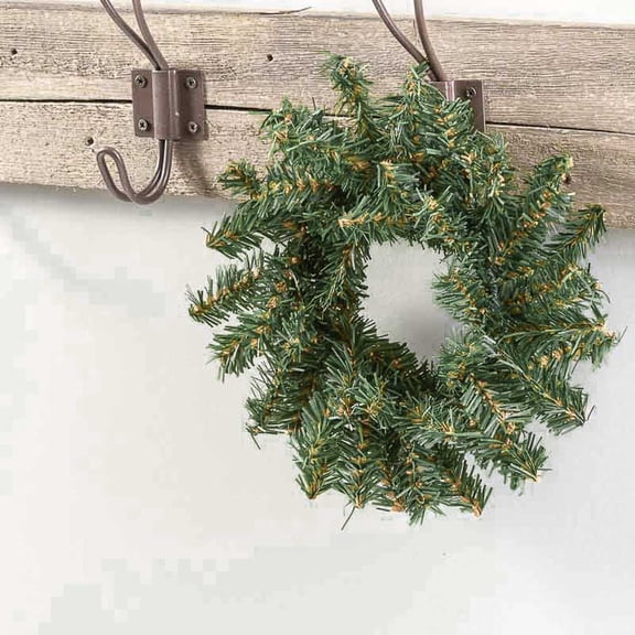 Factory Direct Craft Artificial Pine Wreaths Package of 12