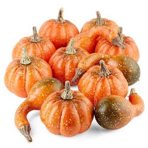 Factory Direct Craft Artificial Pumpkins and Gourds, 576 Count