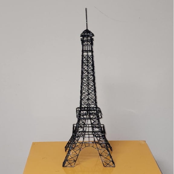 Factory Direct Craft Black and Silver Eiffel Tower