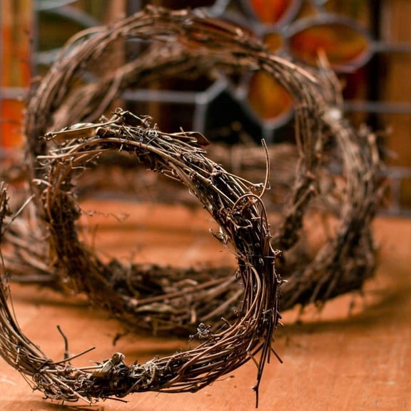 Factory Direct Craft 15FT Dried Natural Grapevine Twig Garland