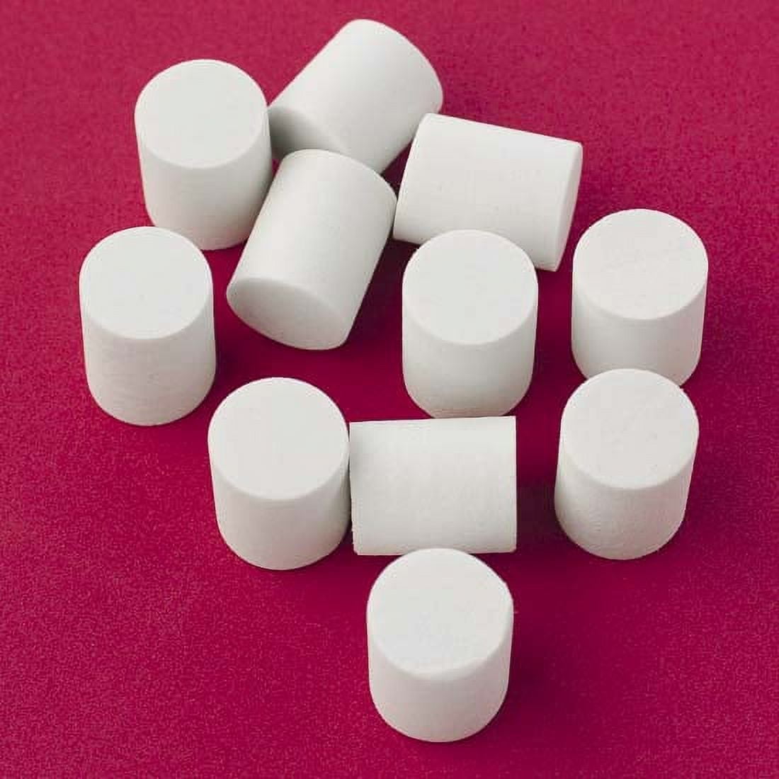 Factory Direct Craft Foam Marshmallow Shapes, 200 Count