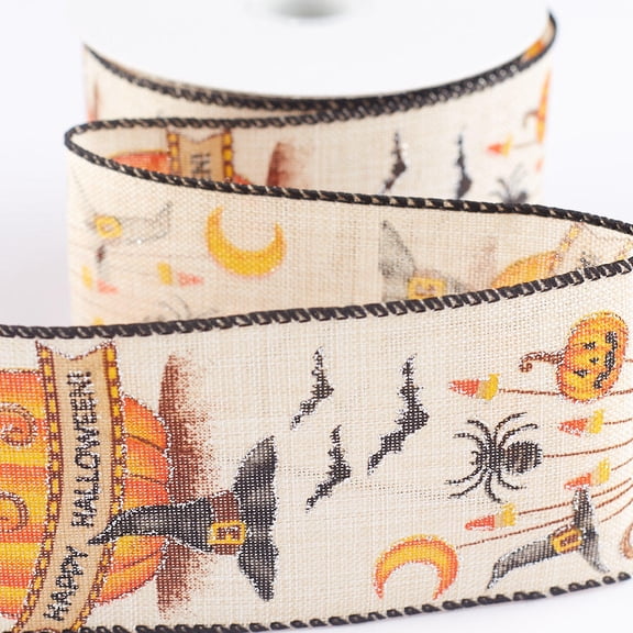 Factory Direct Craft Halloween Favorites Wire Ribbon: Add a Fall Harvest Touch to Your Dcor