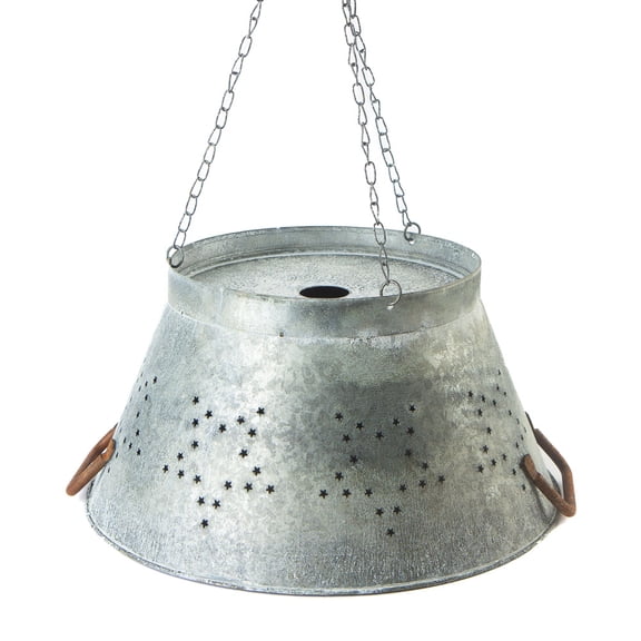 Factory Direct Craft Hanging Tuscan Rustic Metal Olive Tub Lamp Shade