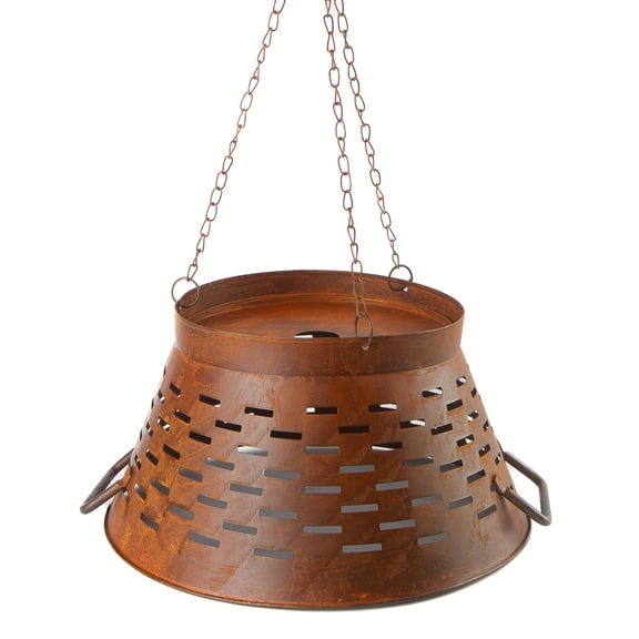 Factory Direct Craft Hanging Tuscan Rustic Metal Olive Tub Lamp Shade