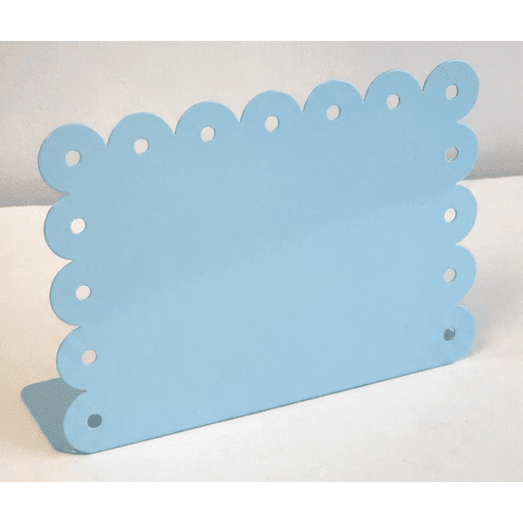 Factory Direct Craft Horizontal Blue Enamel Magnetic Picture Frames Set of 2