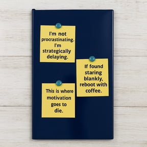 Factory Direct Craft Navy Blue Metal Magnet Board
