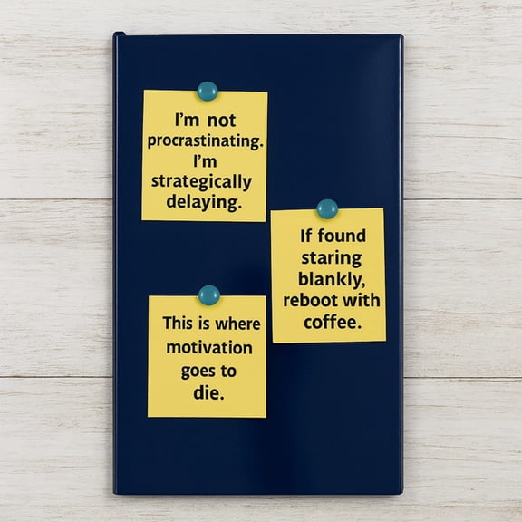 Factory Direct Craft Navy Blue Metal Magnet Board