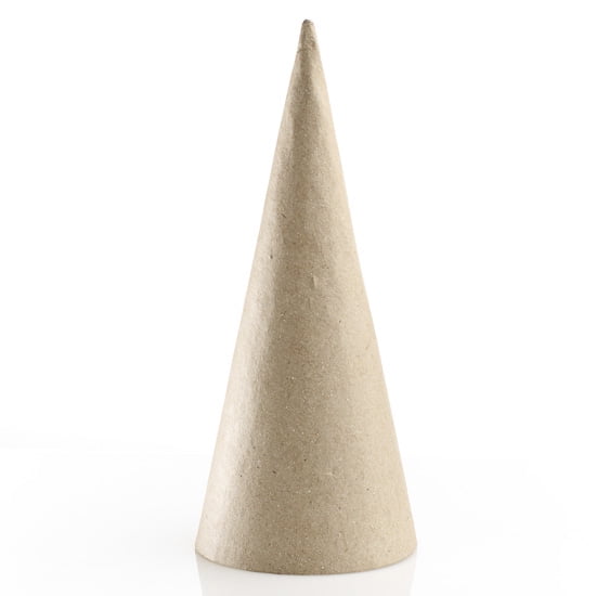 Factory Direct Craft Paper Mache Doll Cones DIY Paintable Craft Set of 12