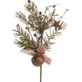 thumbnail image 1 of Factory Direct Craft Rustic Holiday Evergreen Floral Picks with Rusty Bells, 6 Count, 1 of 3
