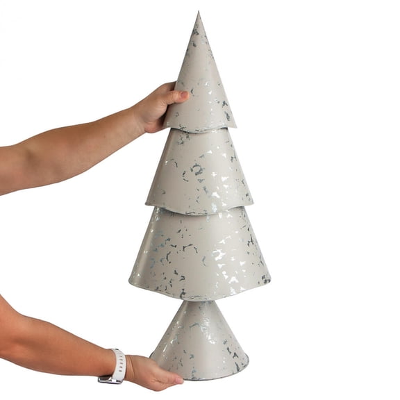 Factory Direct Craft Rustic White Metal Tabletop Tree