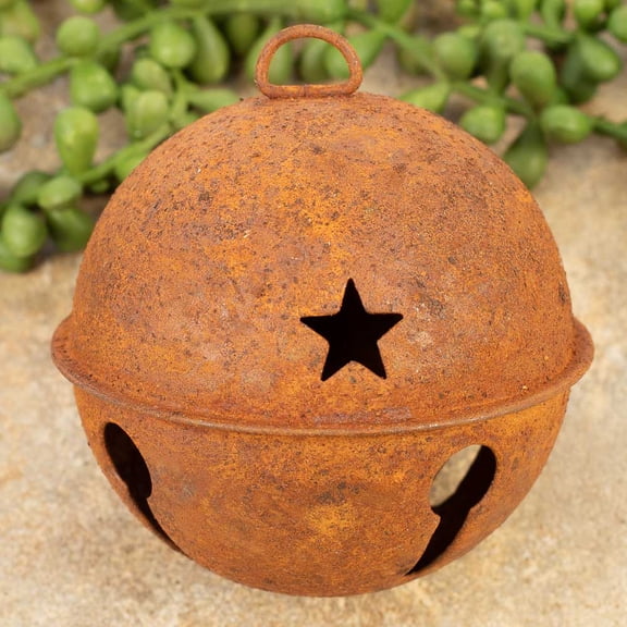 Factory Direct Craft Rusty Tin Sleigh Jingle Bell