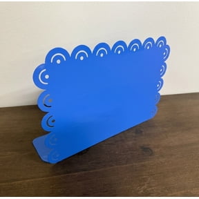 Factory Direct Craft Sky Blue Scalloped Horizontal Enamel Picture Frames Set of 2