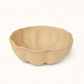 Factory Direct Craft Small Paper Mache Pumpkin Bowls Unfinished DIY Craft for Painting and Decorating, 12-Count