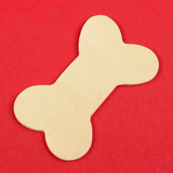 Factory Direct Craft Unfinished Wood - Dog Bone Cutouts 24 Pieces