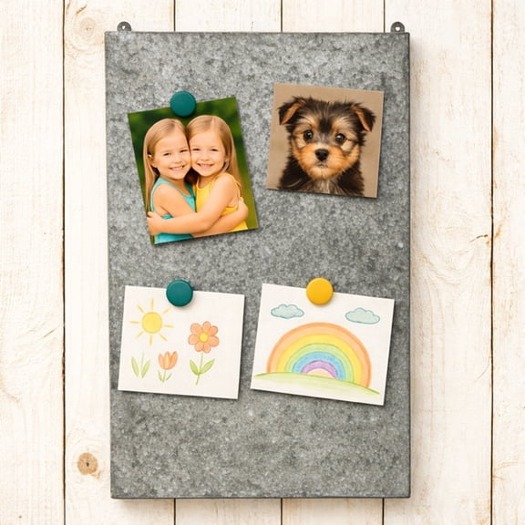 Factory Direct Craft Weathered Metal Note Board