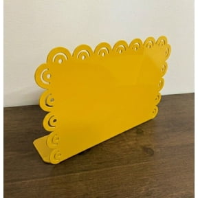 Factory Direct Craft Yellow Scalloped Horizontal Enamel Picture Frames Set of 2