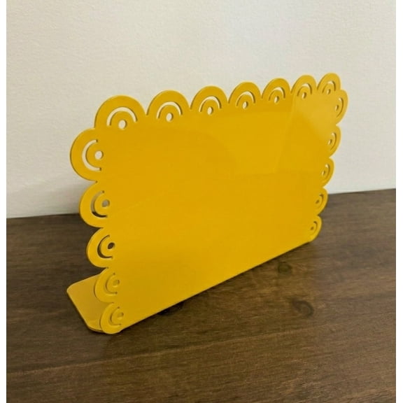 Factory Direct Craft Yellow Scalloped Horizontal Enamel Picture Frames Set of 2