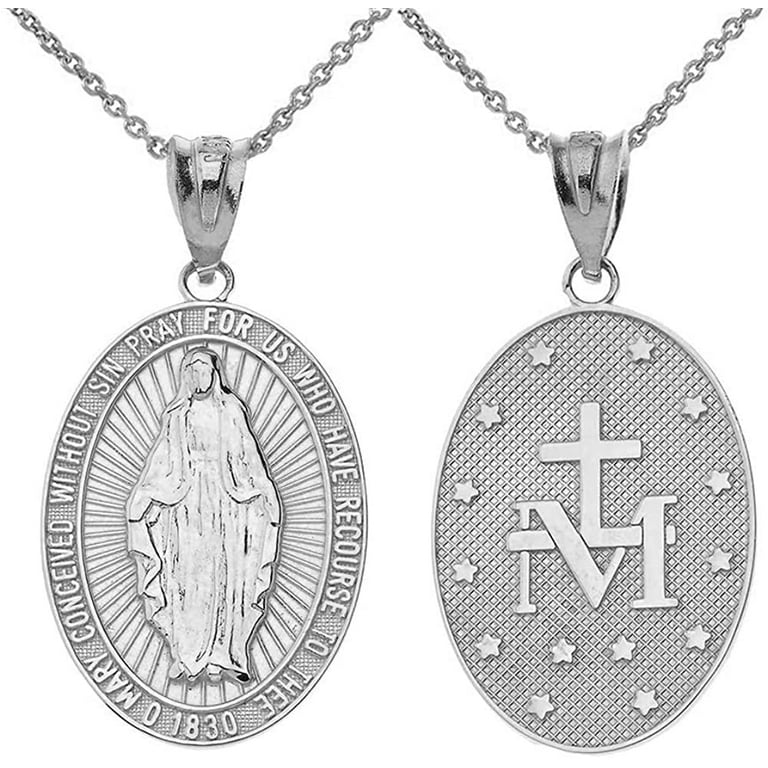 Factory Direct Jewelry 925 Sterling Silver Necklace, Miraculous
