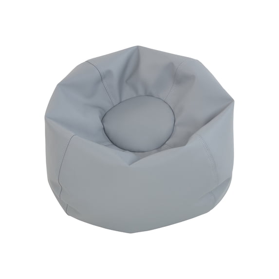 SoftScape Classic Junior - Bean bag - soft faux leather - gray