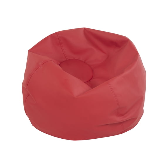 SoftScape Classic Standard - Bean bag - soft faux leather - red