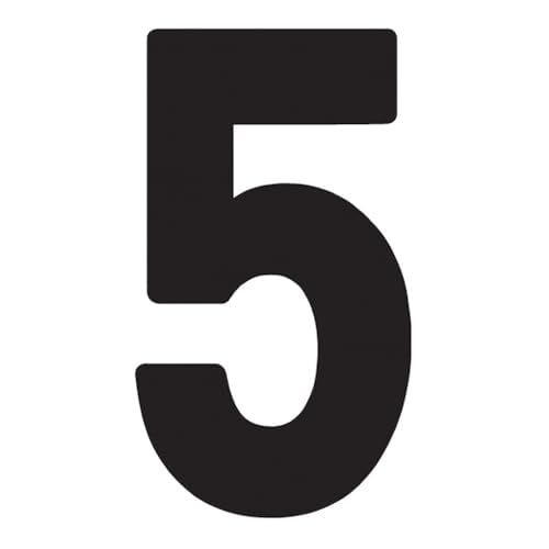 Factory Effex 02-4365 Black 8" Pro Number Graphic