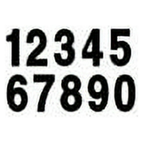 Factory Effex 03-0278 Black 5" Pro Number Graphic