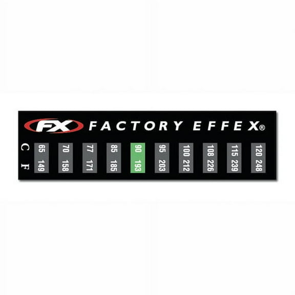 Factory Effex 08-90225 Factory Effex Temperature Sticker 3-pack