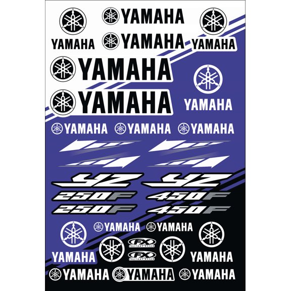 Factory Effex 1-1-1/4 Inyam Yz Sticker Sheet 22-68230 New