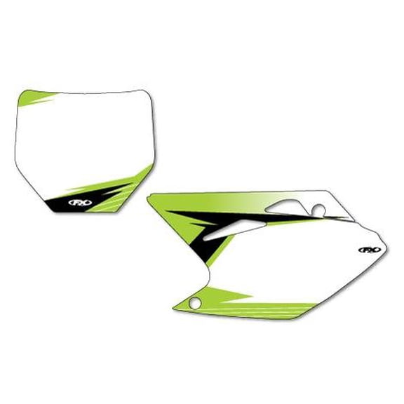 Factory Effex (12-64132 White Pre-Cut Number Plate Graphic Background