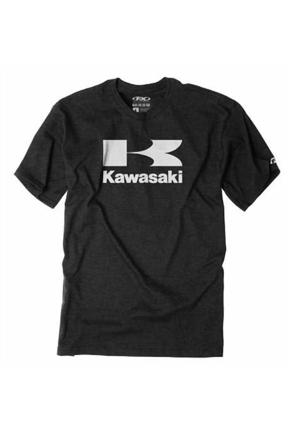 FX FACTORY EFFEX Men's Kawasaki Flying K t-Shirt, Heather Charcoal, XXL