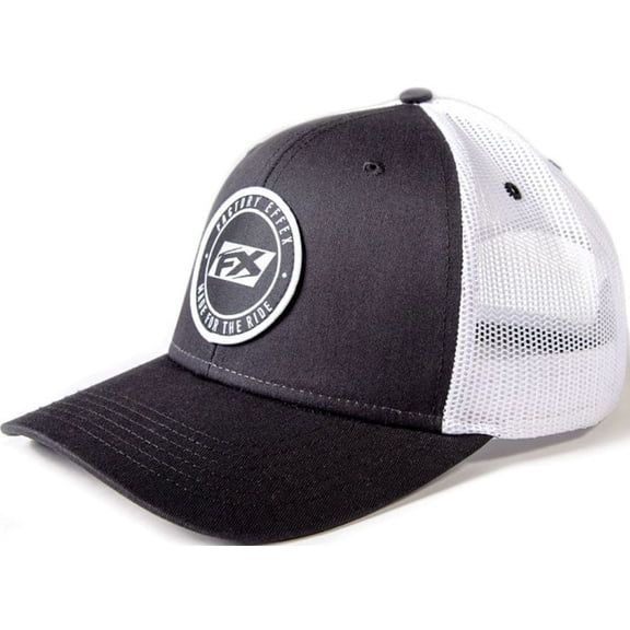 Factory Effex FX Statement Curved Bill Snapback Hat Black/White