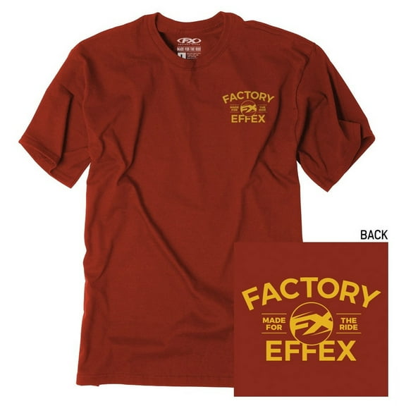 Factory Effex FX Virtue Mens Short Sleeve T-Shirt Cardinal XL
