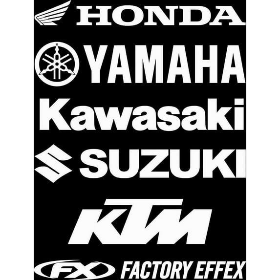 Factory Effex FX08-94414 Die Cut Sticker