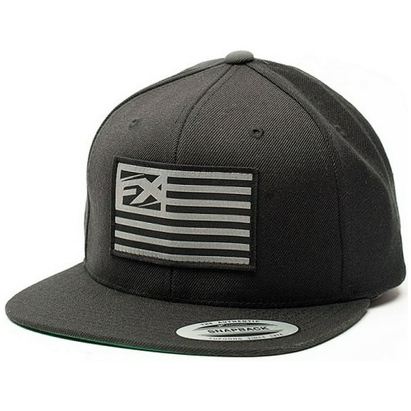 Factory Effex Flag Snapback Hat Black
