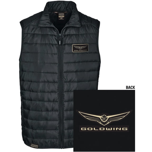 Factory Effex Goldwing Mens Puffer Vest Black LG
