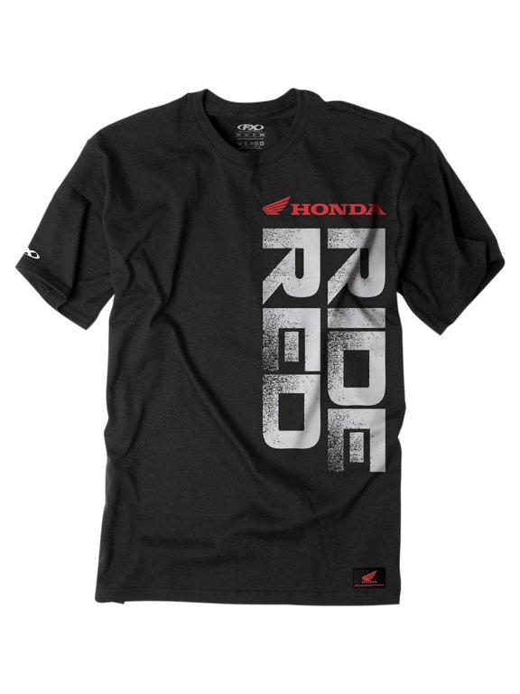 HON Ride Red Vert T-Shirt (Large, Black)