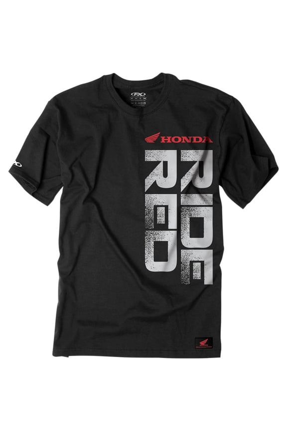 HON Ride Red Vert T-Shirt (Medium, Black)