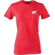 Factory Effex Honda Icon Womens Short Sleeve T-Shirt Red MD