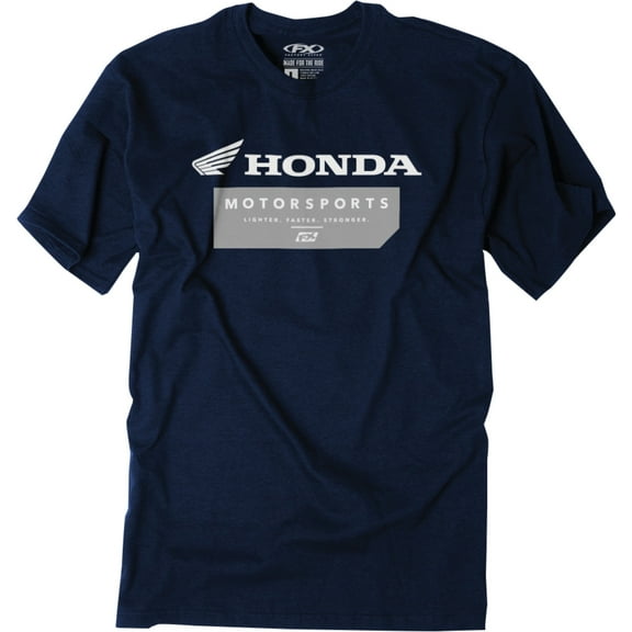 Factory Effex Honda Mission Mens Short Sleeve T-Shirt Navy LG