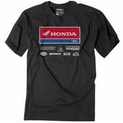 Factory Effex Honda Racewear Mens Short Sleeve T-Shirt Black XL