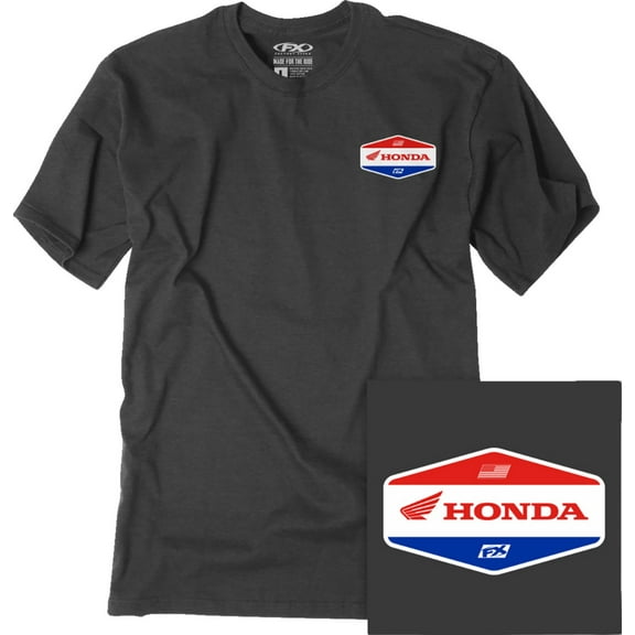 Factory Effex Honda Stadium Mens Short Sleeve T-Shirt Black XXL