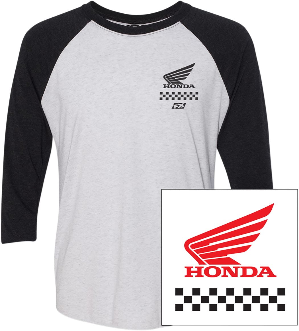 Classic Honda Goldwing Motorcycle Tri-Blend 3/4 Sleeve Raglan T-Shirt Classic Honda Goldwing Motorcycle Tri-Blend 3/4 Sleeve Raglan T-Shirt