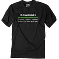 thumbnail image 1 of Factory Effex Kawasaki Racewear Mens Short Sleeve T-Shirt Black LG, 1 of 1