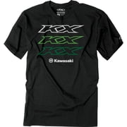 Factory Effex Kawasaki Repeater Mens Short Sleeve T-Shirt Black/Green LG