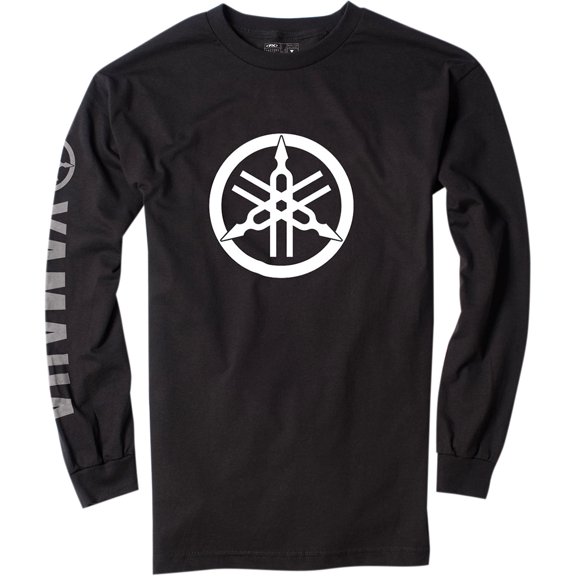 Factory Effex Logo Mens Long Sleeve T-Shirt Yamaha/Black/White XL